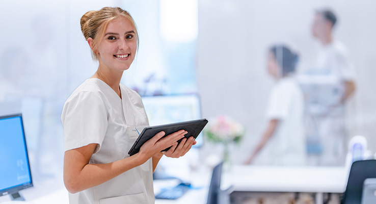 Arbeiten mit der digitalen Patientenakte in der Ausbildung am Klinikum Kulmbach