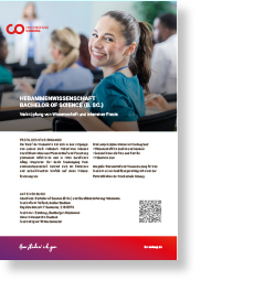 Informationsflyer Studium Hebammenwissenschaften