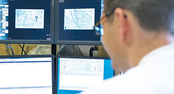 Überwachung am Bildschirm Kardiologie